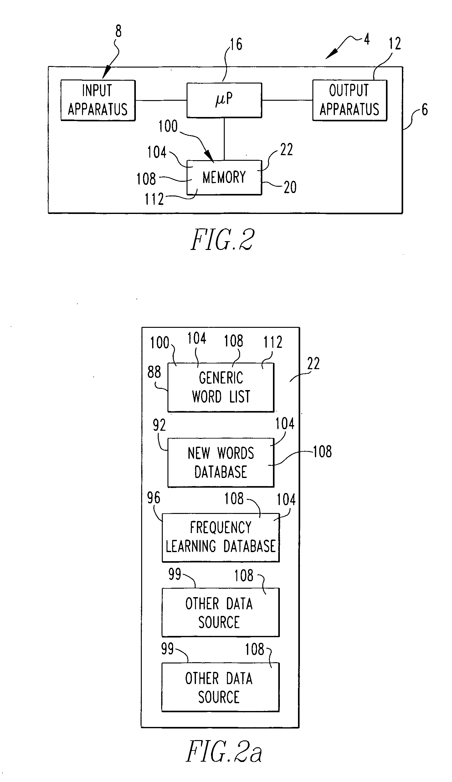 Handheld electronic device with text disambiquation employing advanced word frequency learning feature