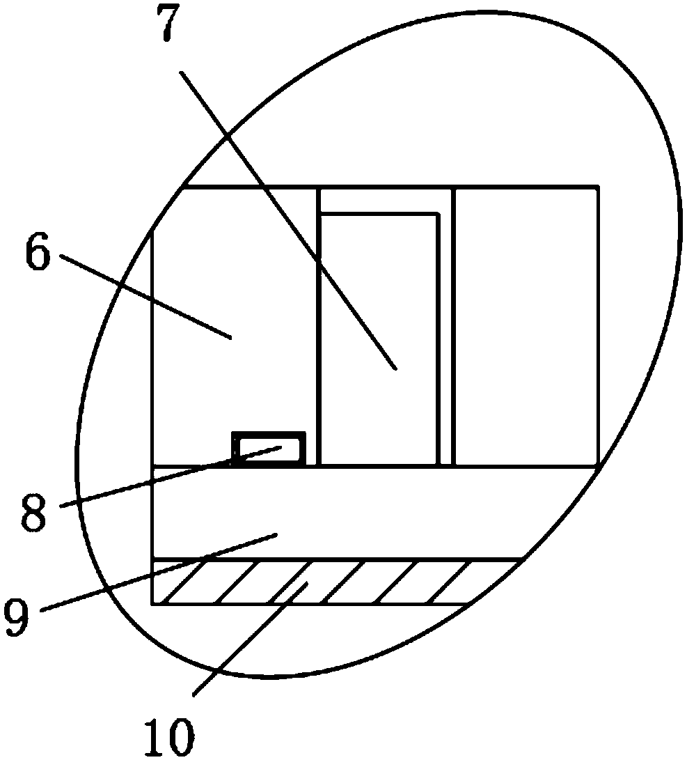 Collecting and treatment device for solid garbage