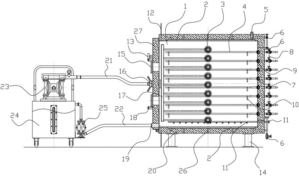 Square vacuum drier