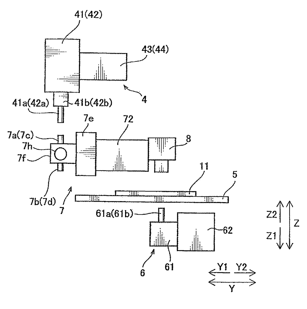 Component transfer apparatus and suction position adjustment method for component transfer apparatus