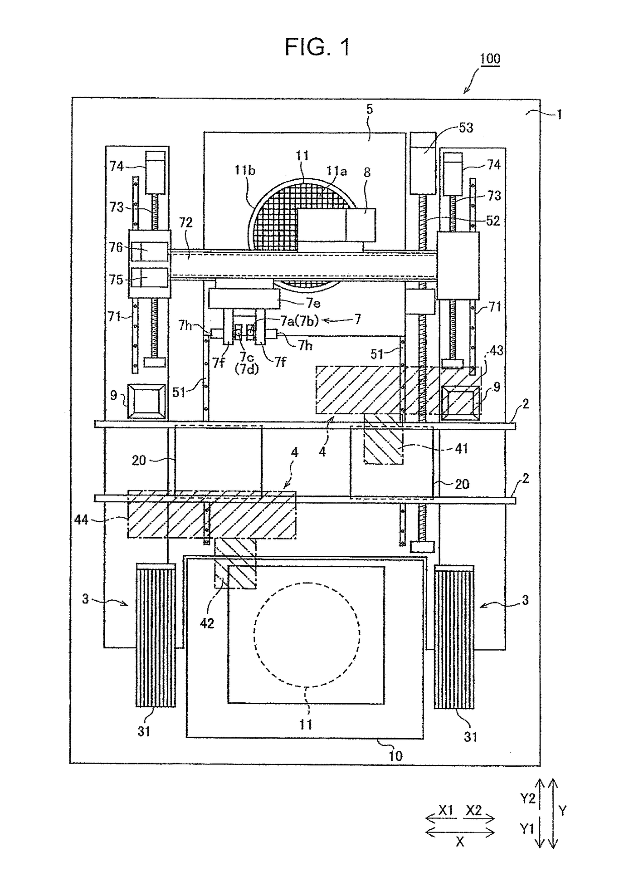 Component transfer apparatus and suction position adjustment method for component transfer apparatus