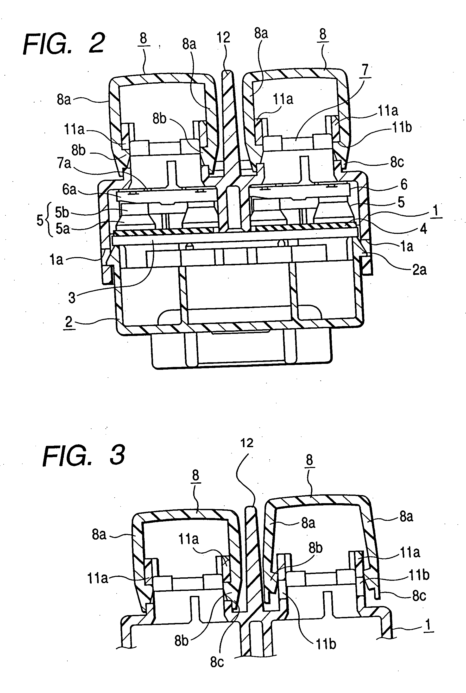 Rocking operation type electric component