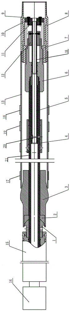 Hydraulic expandable liner hanger provided with double-safety releasing gadget