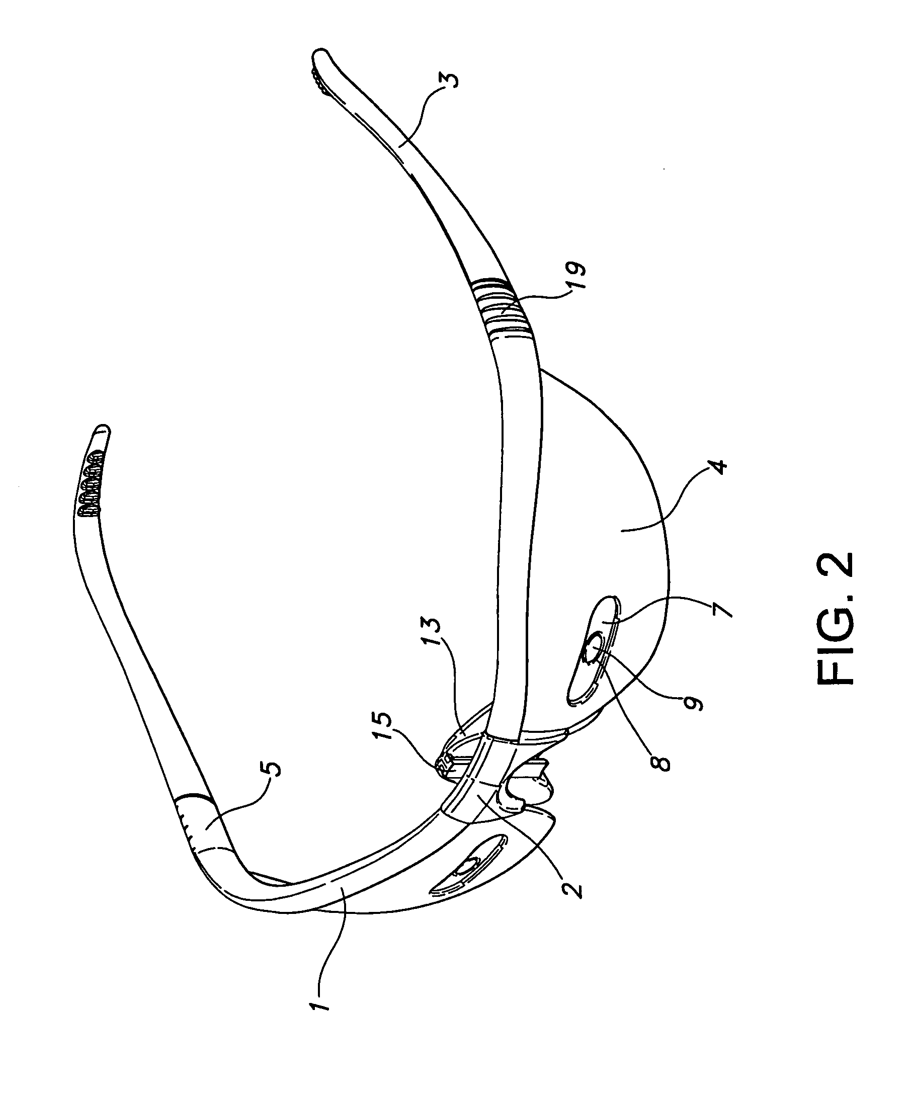 Sports training glasses