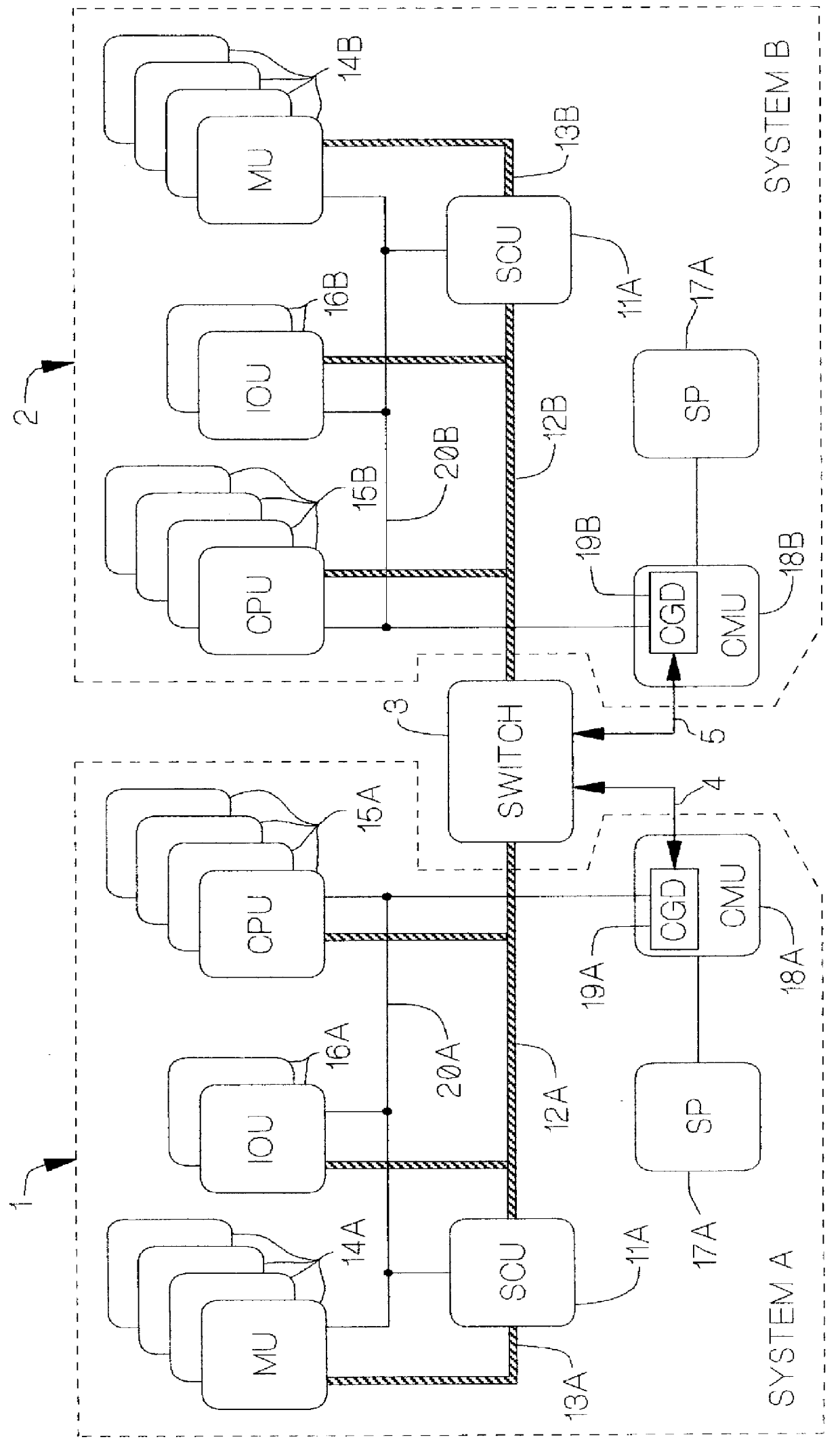 Apparatus for phase synchronizing clock signals in a fully redundant computer system