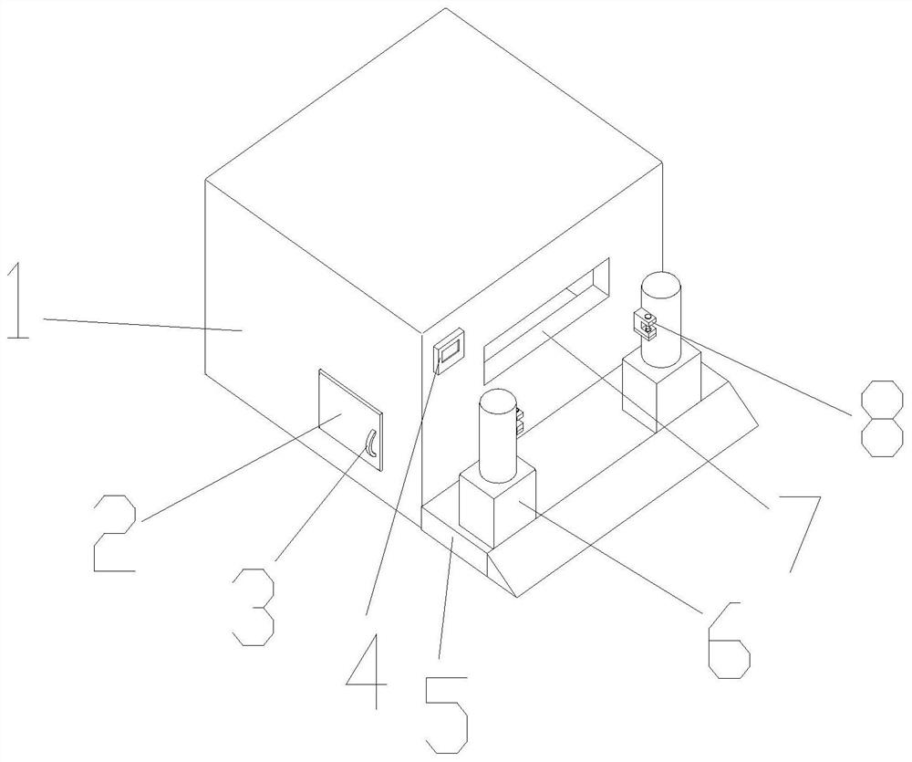 Efficient textile dedusting and disinfecting device