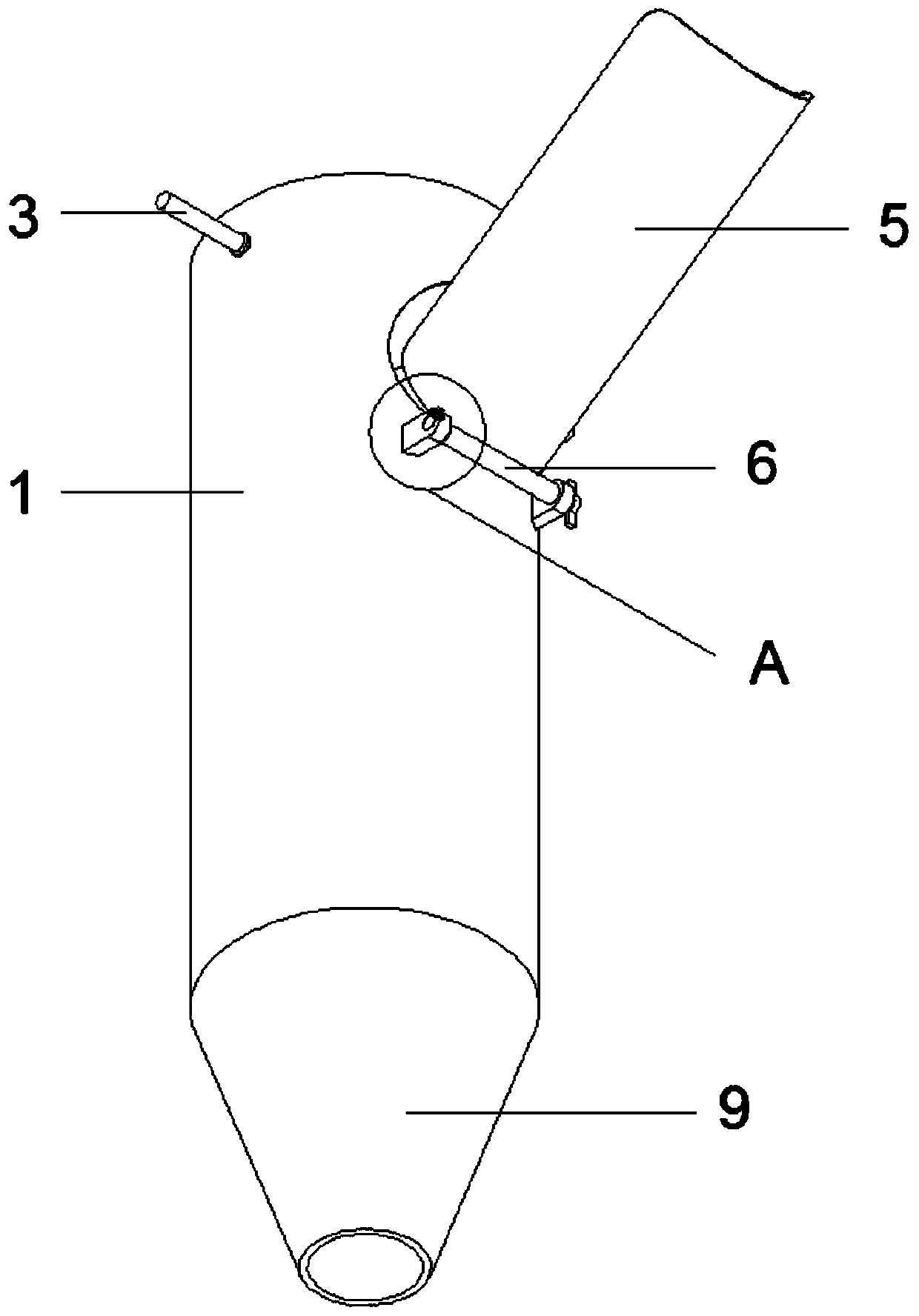 Garlic seed orientation device for garlic sowing