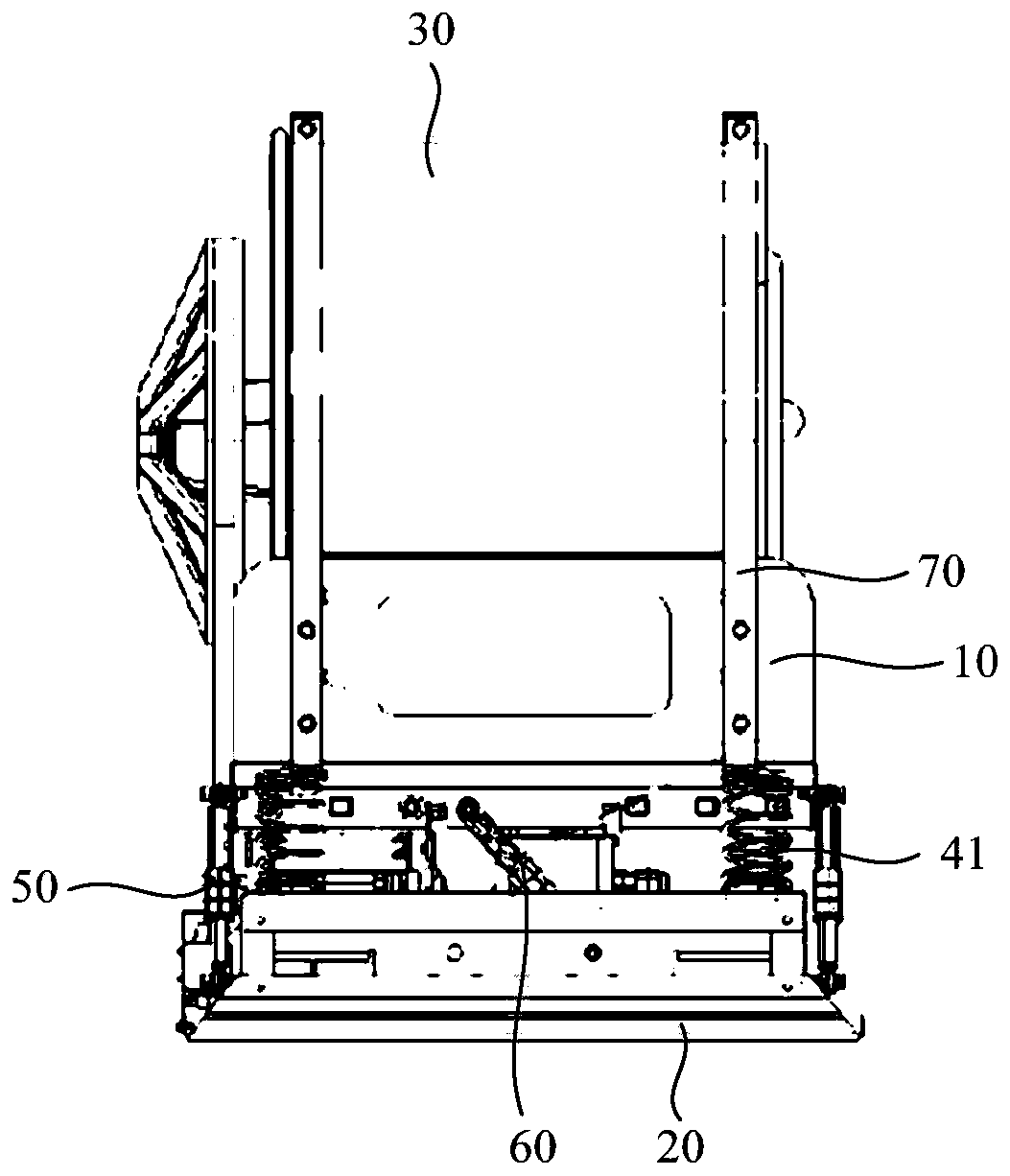 Damping seat and roller washing machine