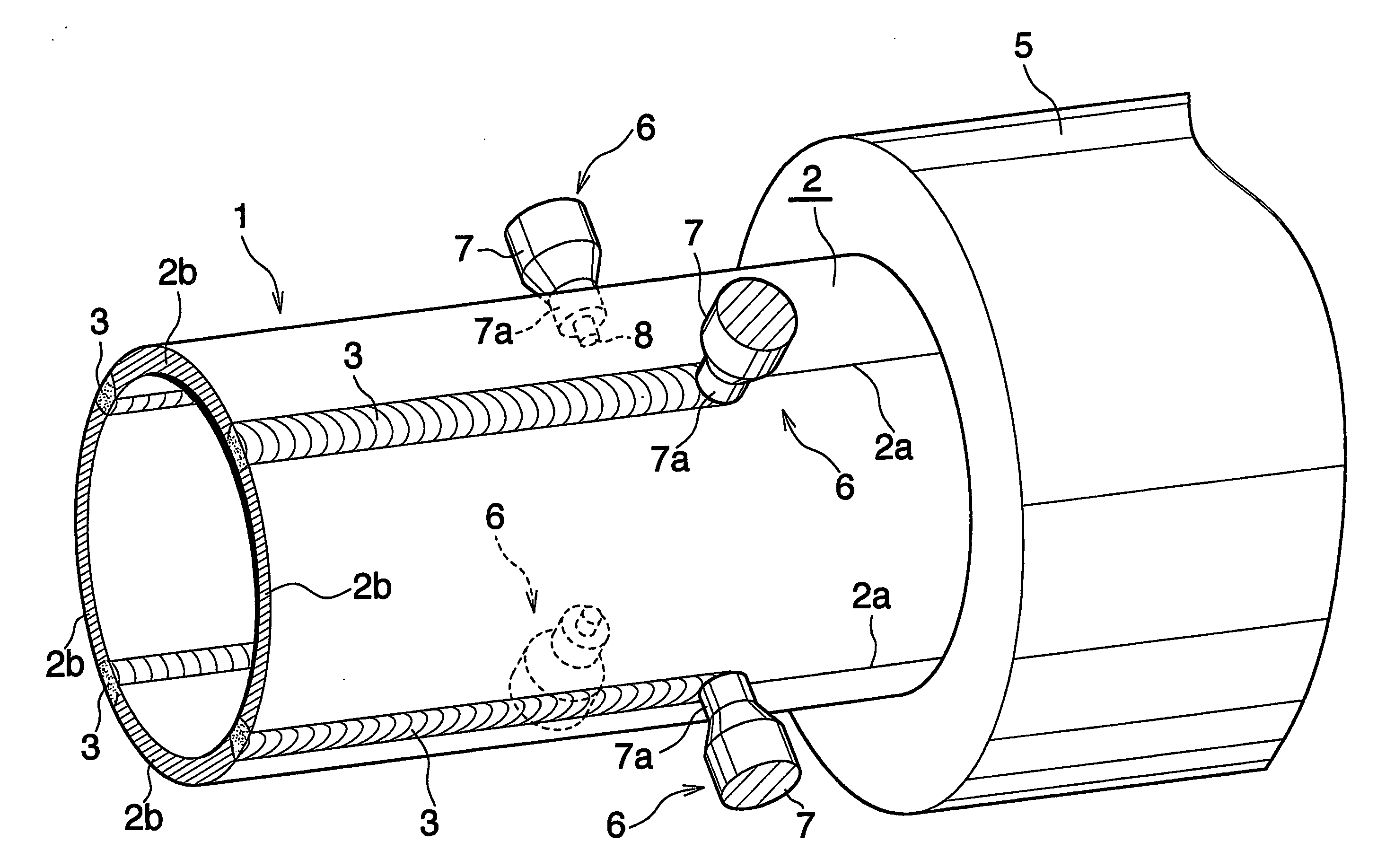 Tubular metal body, method of producing same, liner for pressure vessel and method of producing same