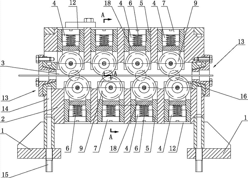 Improved vibration husking device