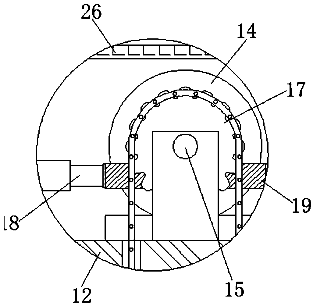 Anti-falling protective device for vertical conveying of building materials