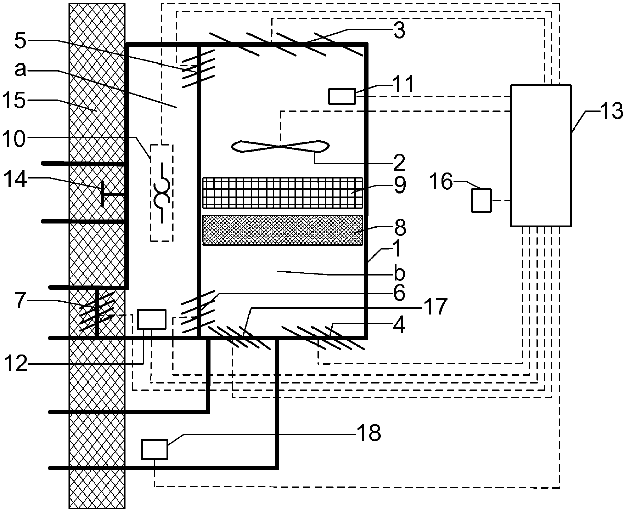 Wall-mounted air purifier with thermal regeneration function and control method thereof