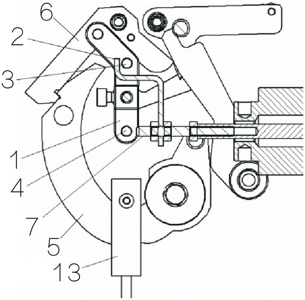 Gas pressure regulation system with stable transmission of detection gas pressure