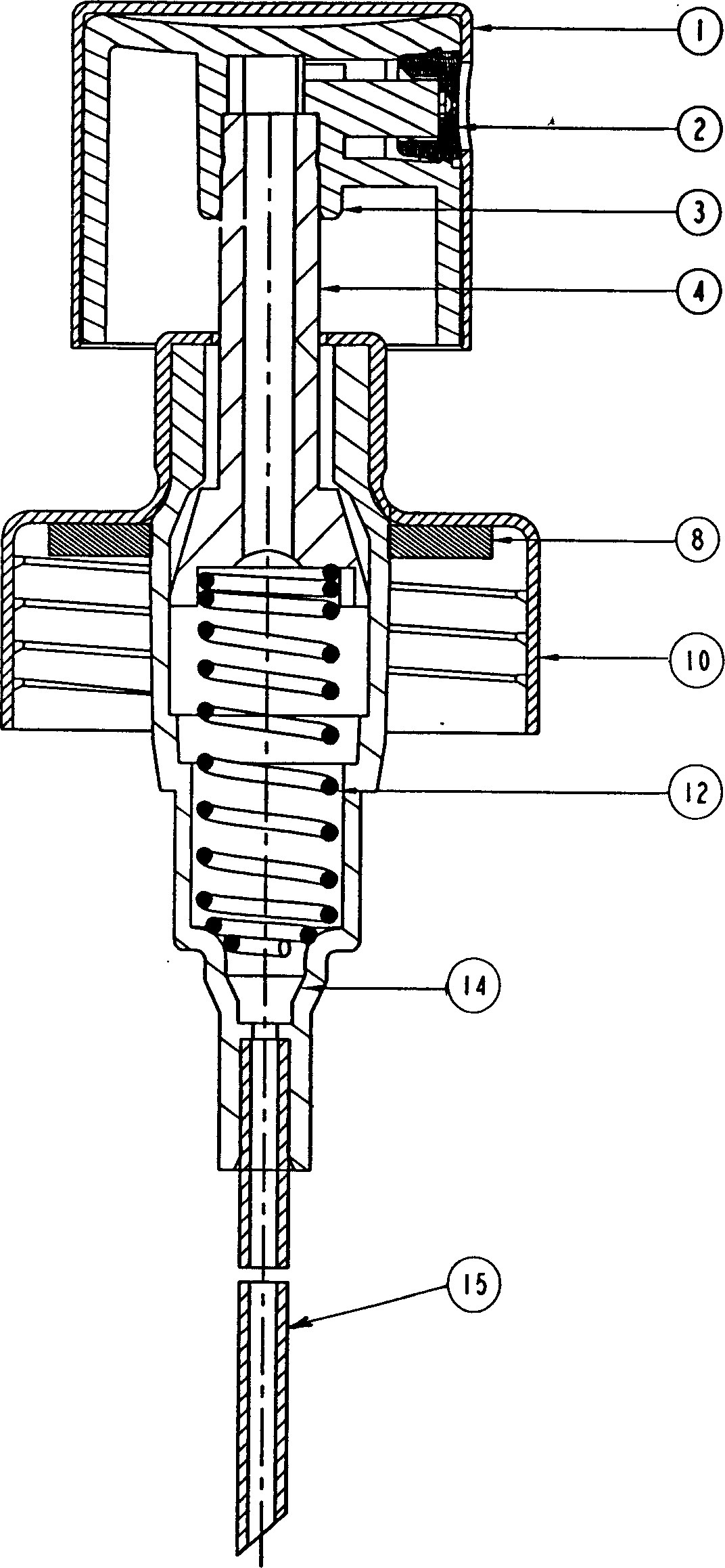 Miniature sprayer sealing device