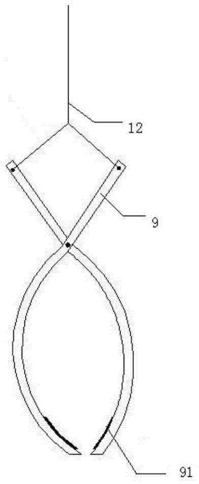 Concrete electric pole arrangement device