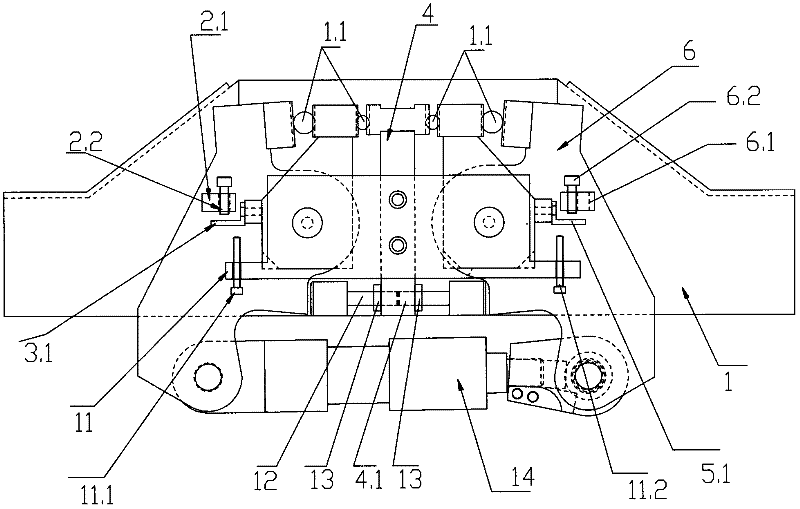 Steel bar clamping mechanism on steel bar truss forming machine