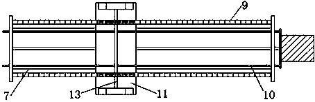 Electrostatic spinning receiving device for preparing axial orientation tubular tissue engineering material