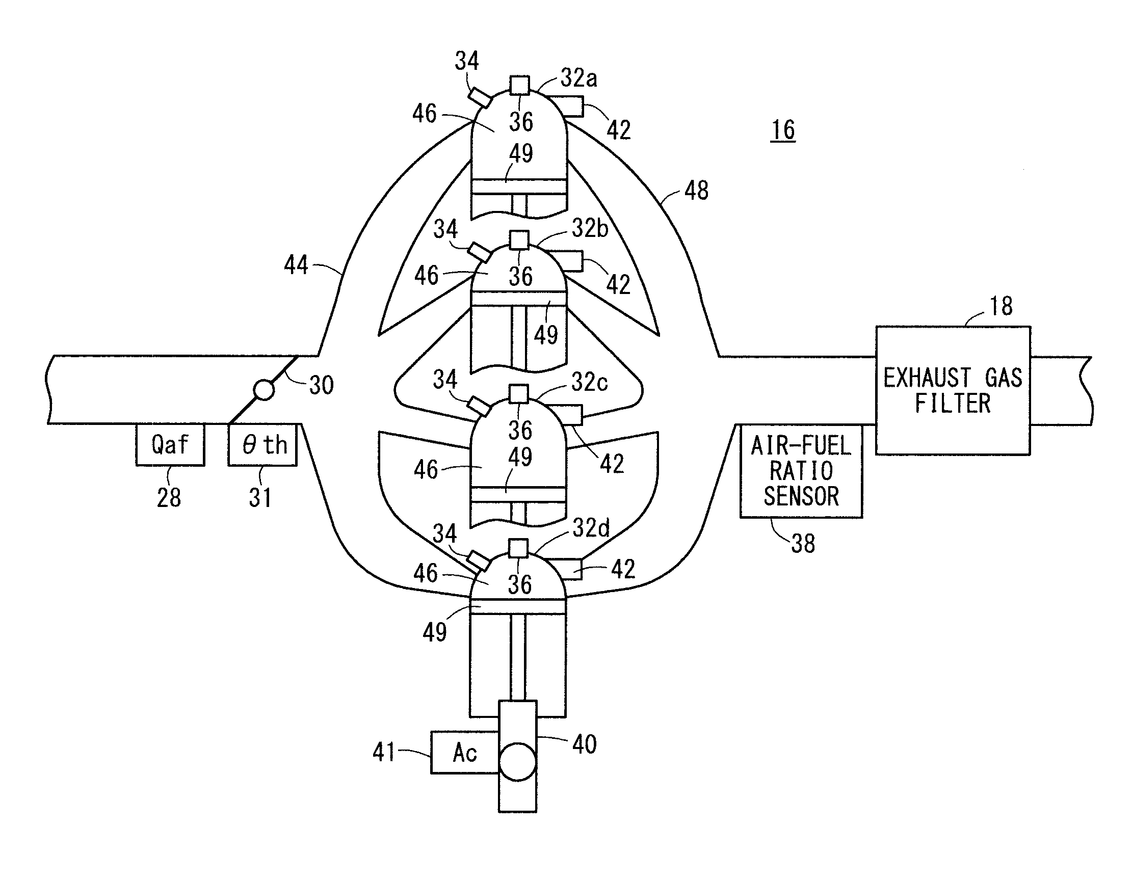 Internal combustion engine diagnostic device and internal combustion engine diagnostic method