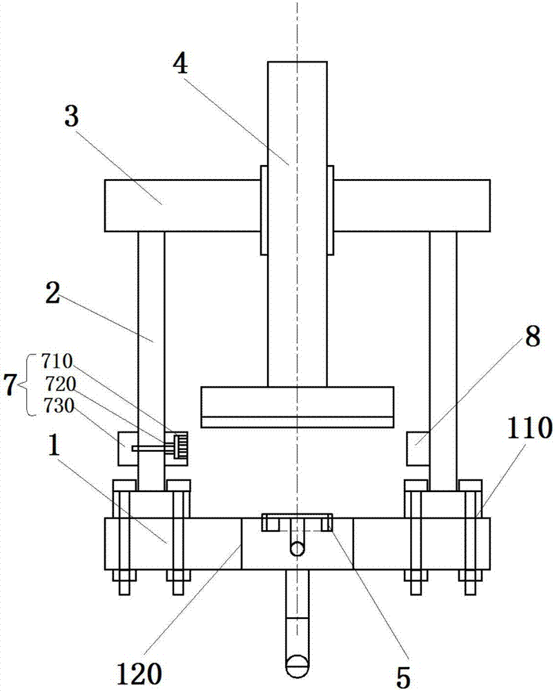 Device for detecting air impermeability of component and detecting method thereof