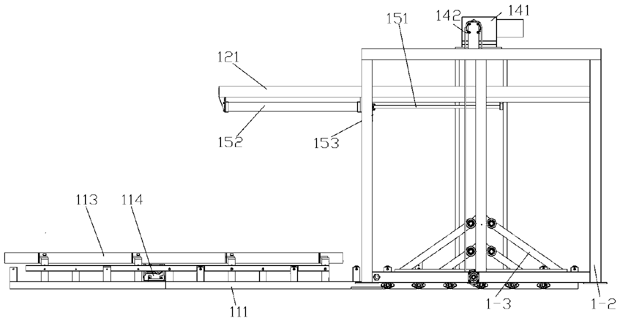 Production line of light composite wallboard