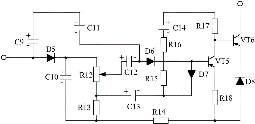 Corridor energy-saving illuminating system capable of restraining interference signal and equipped with constant-voltage source