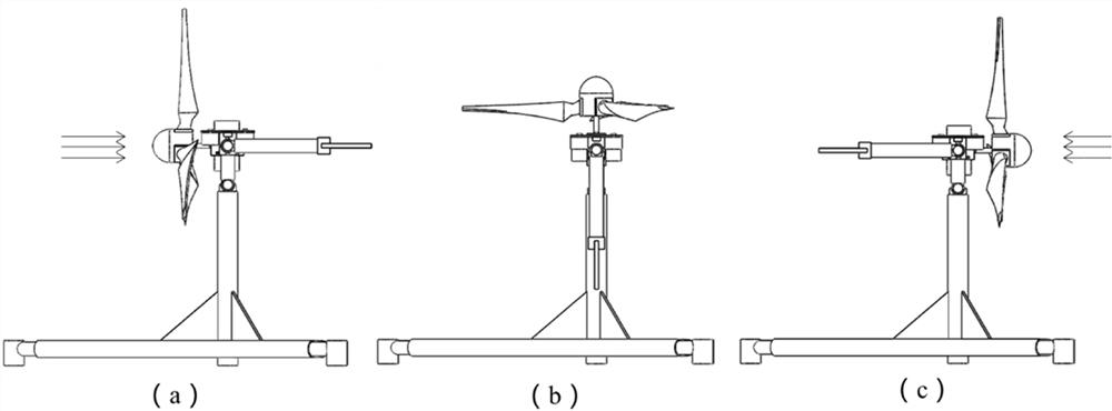 Self-adaptive stable convection horizontal shaft tidal current energy water turbine