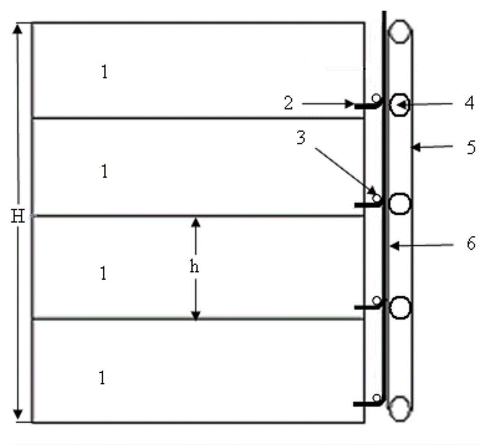 Bank note placing and taking method for lower box of automatic teller machine (ATM) and lower box structure