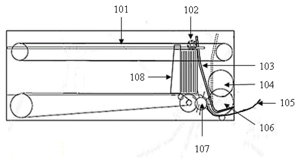 Bank note placing and taking method for lower box of automatic teller machine (ATM) and lower box structure