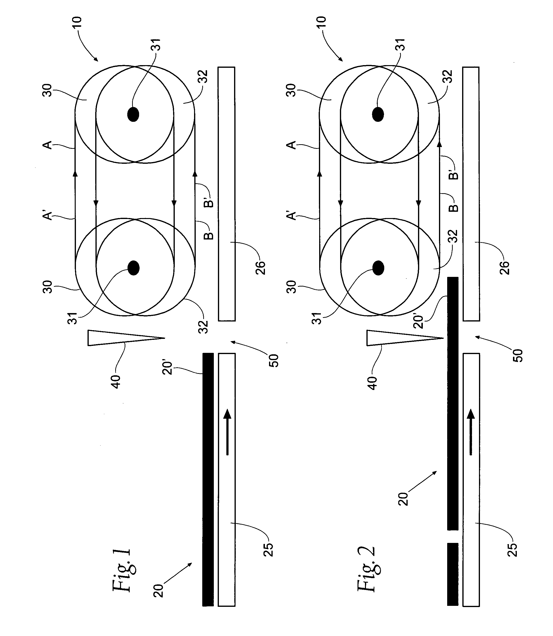 Method and apparatus for reversing direction of an article