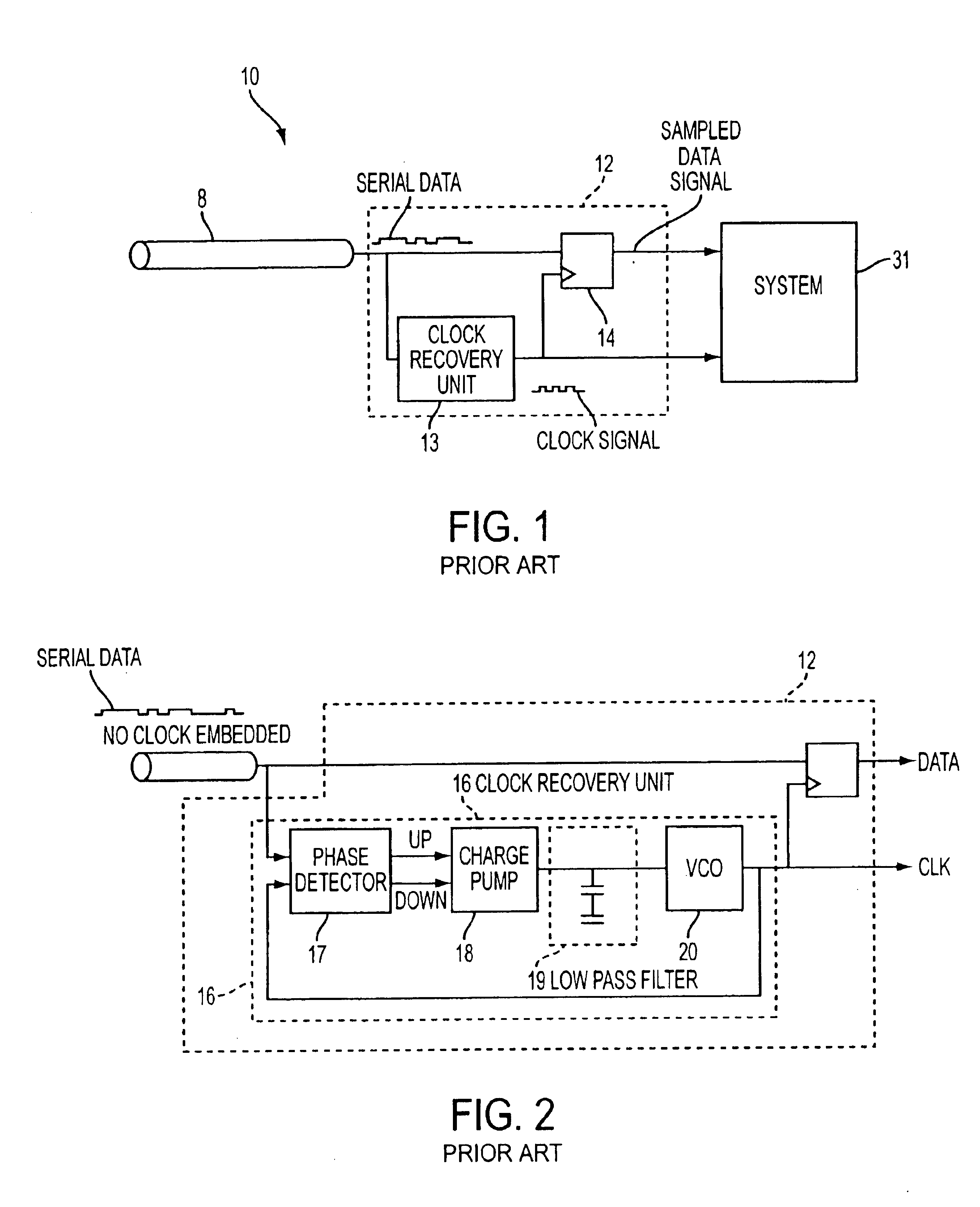 Method and apparatus for recovering a clock signal from an asynchronous data signal