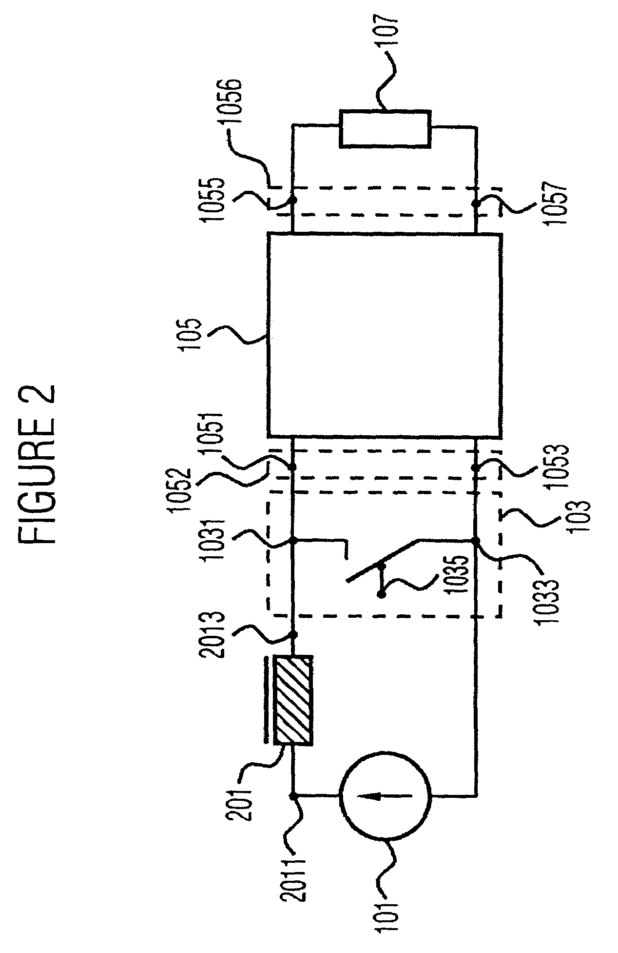 Resonance converter with voltage regulation and method of driving variable loads