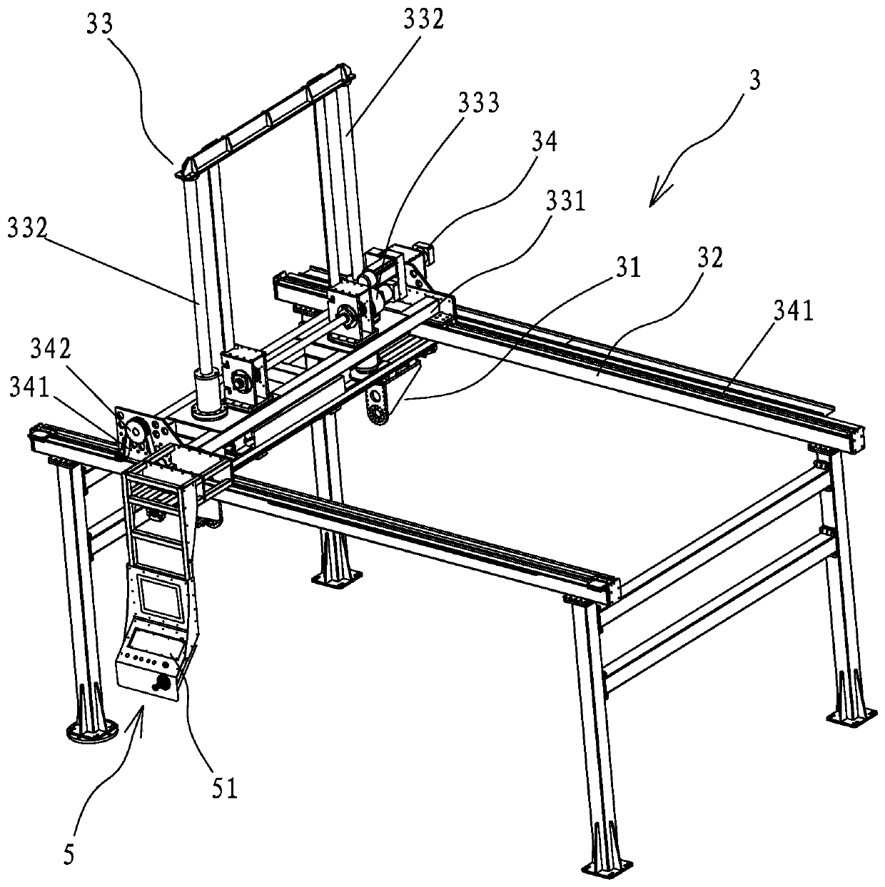 Automatic sorting method for fed cloth rolls