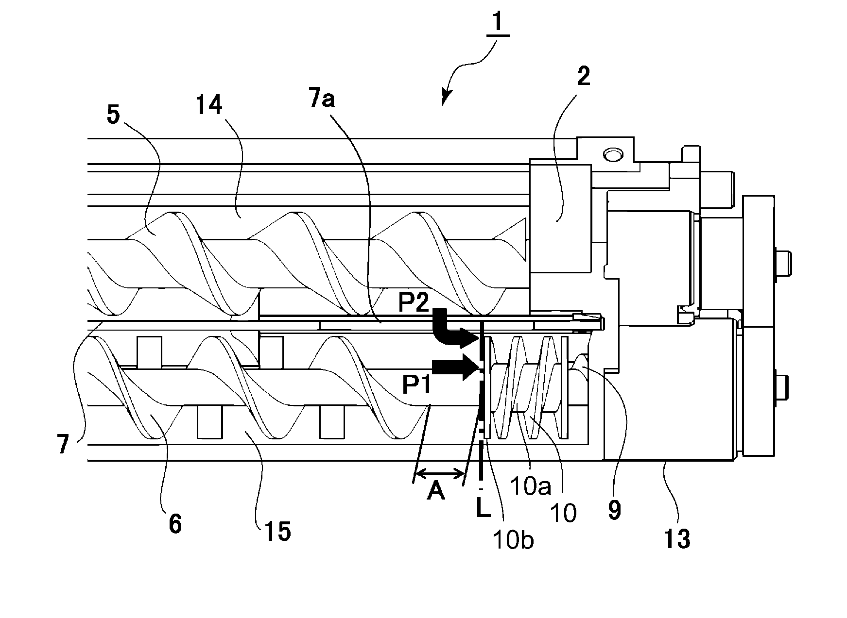 Developing apparatus with discharge regulating member