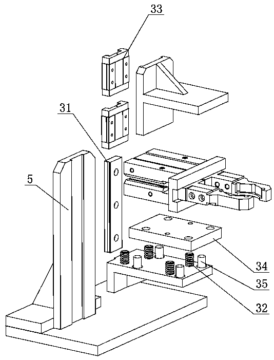 A quick replacement component for a manipulator