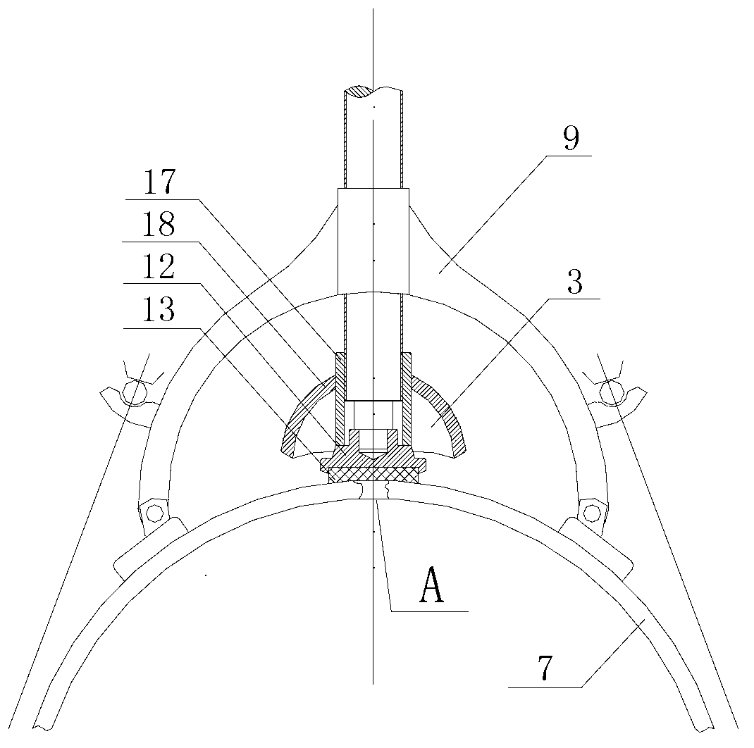 Leaking stoppage device of pipe hole leakage points