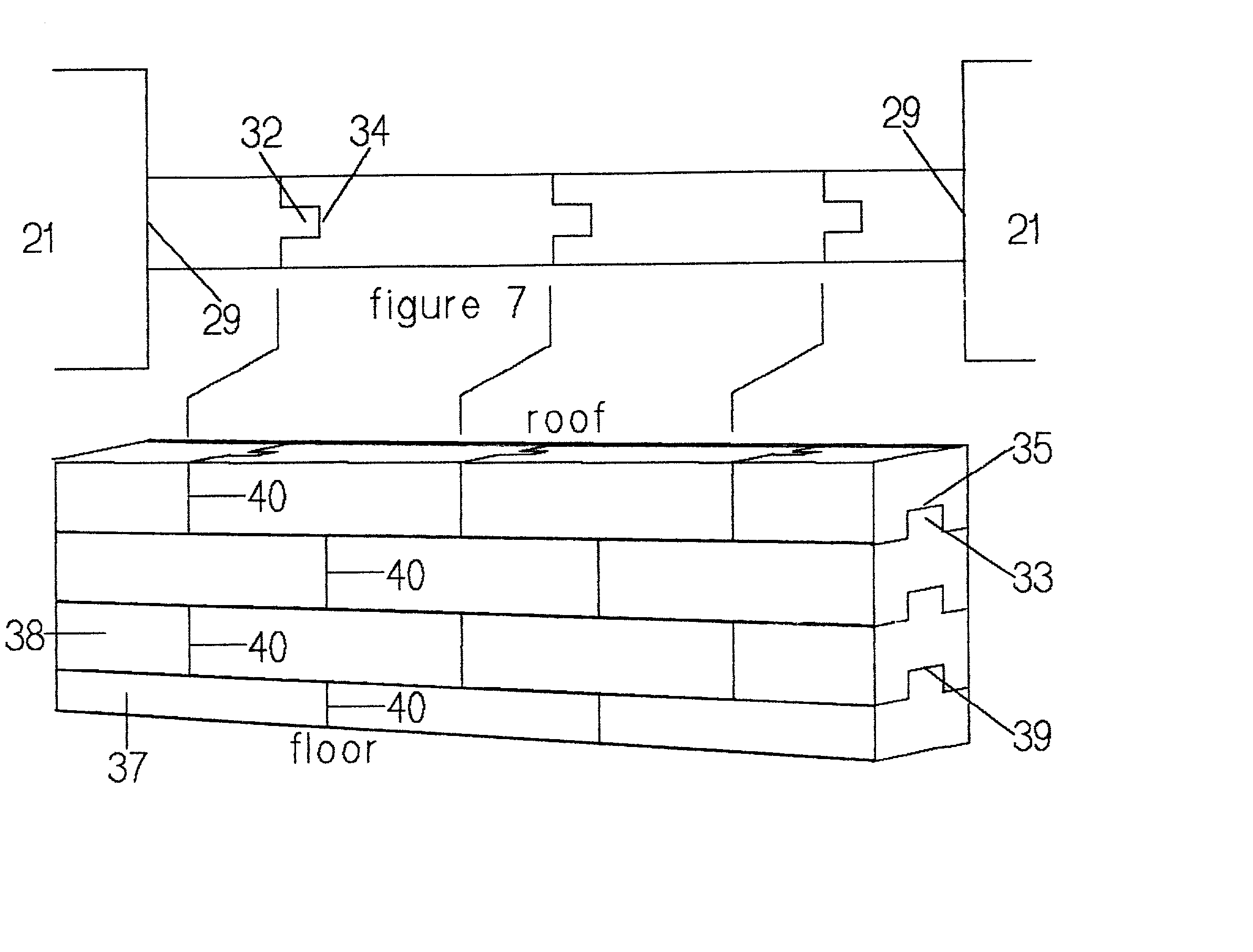 Foam blocks for construction of mine tunnel stoppings