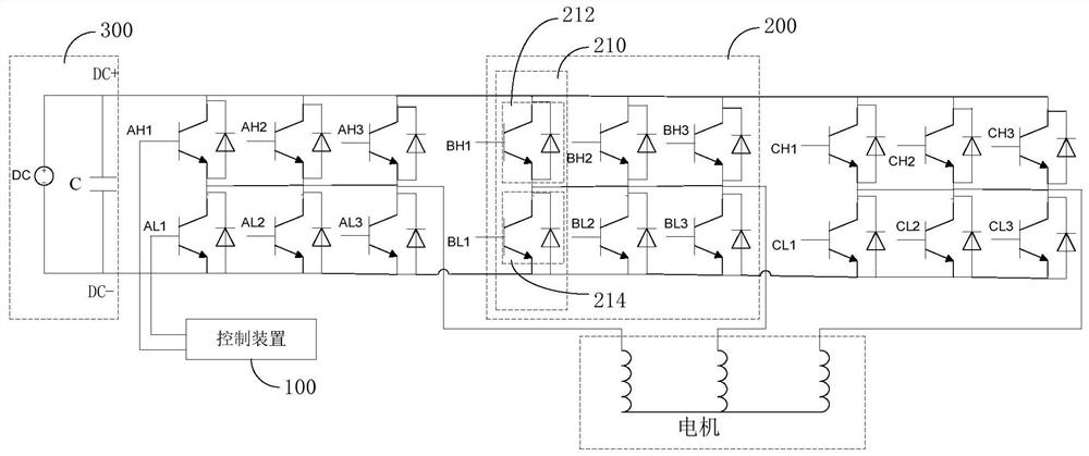 Inverter, inverter control method and motor system