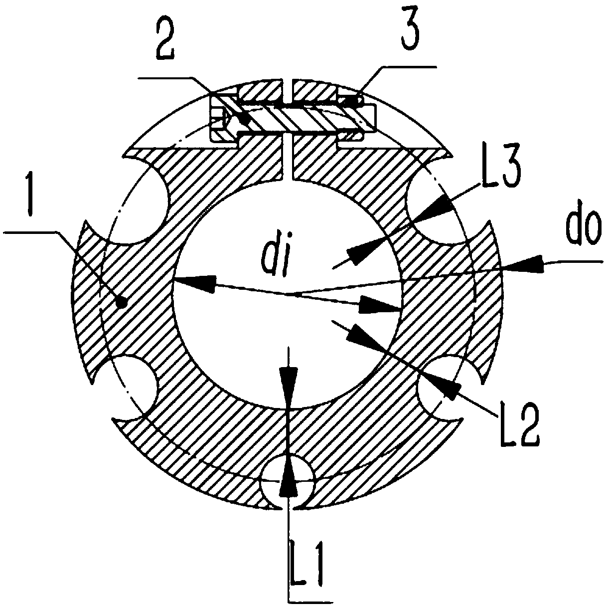 High-precision excircle grinding tool for shaft parts