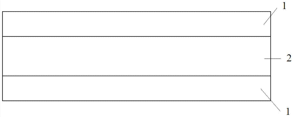 A kind of three-layer composite steel plate and its manufacturing method