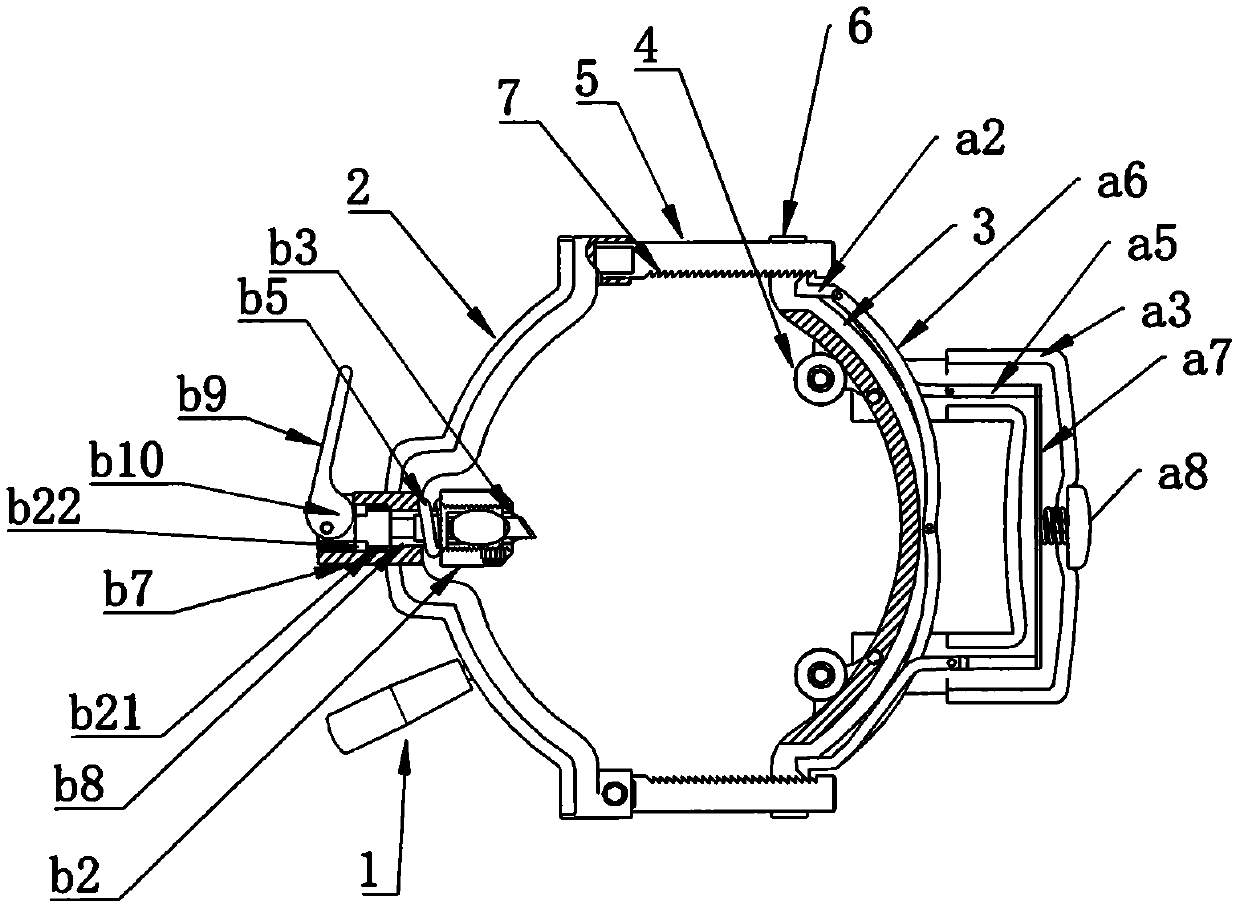 Annular girdling device