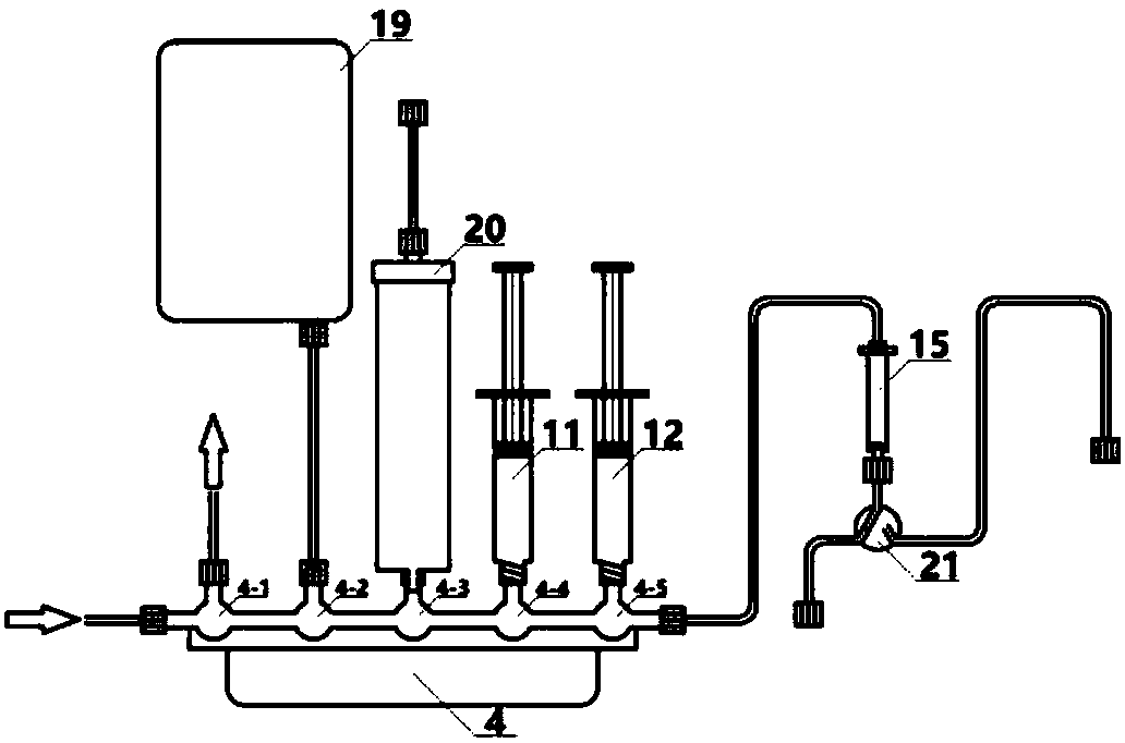 Disposable auxiliary device and method for preparing radioactive medicament