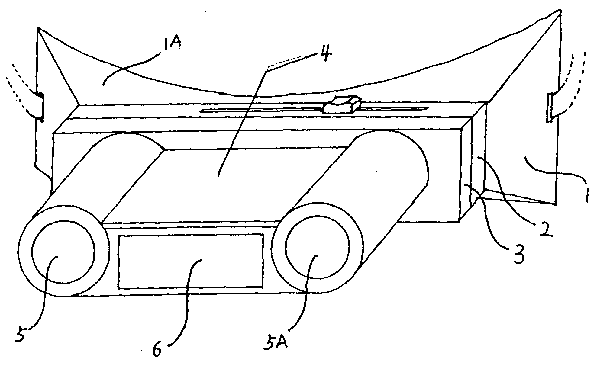 Double-view-window gradually-progressing lighting-face increasing and reducing alternating correction eye protecting device