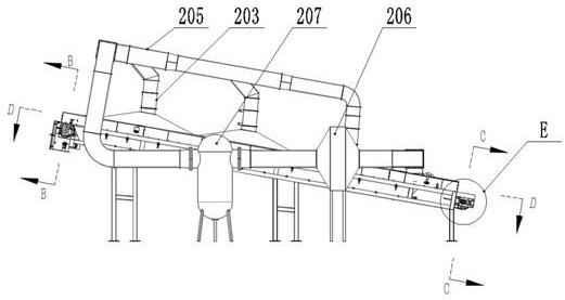 Cold air spreading and airing machine