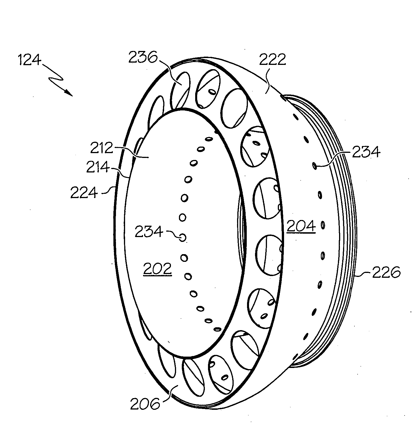 Segmented effusion cooled gas turbine engine combustor