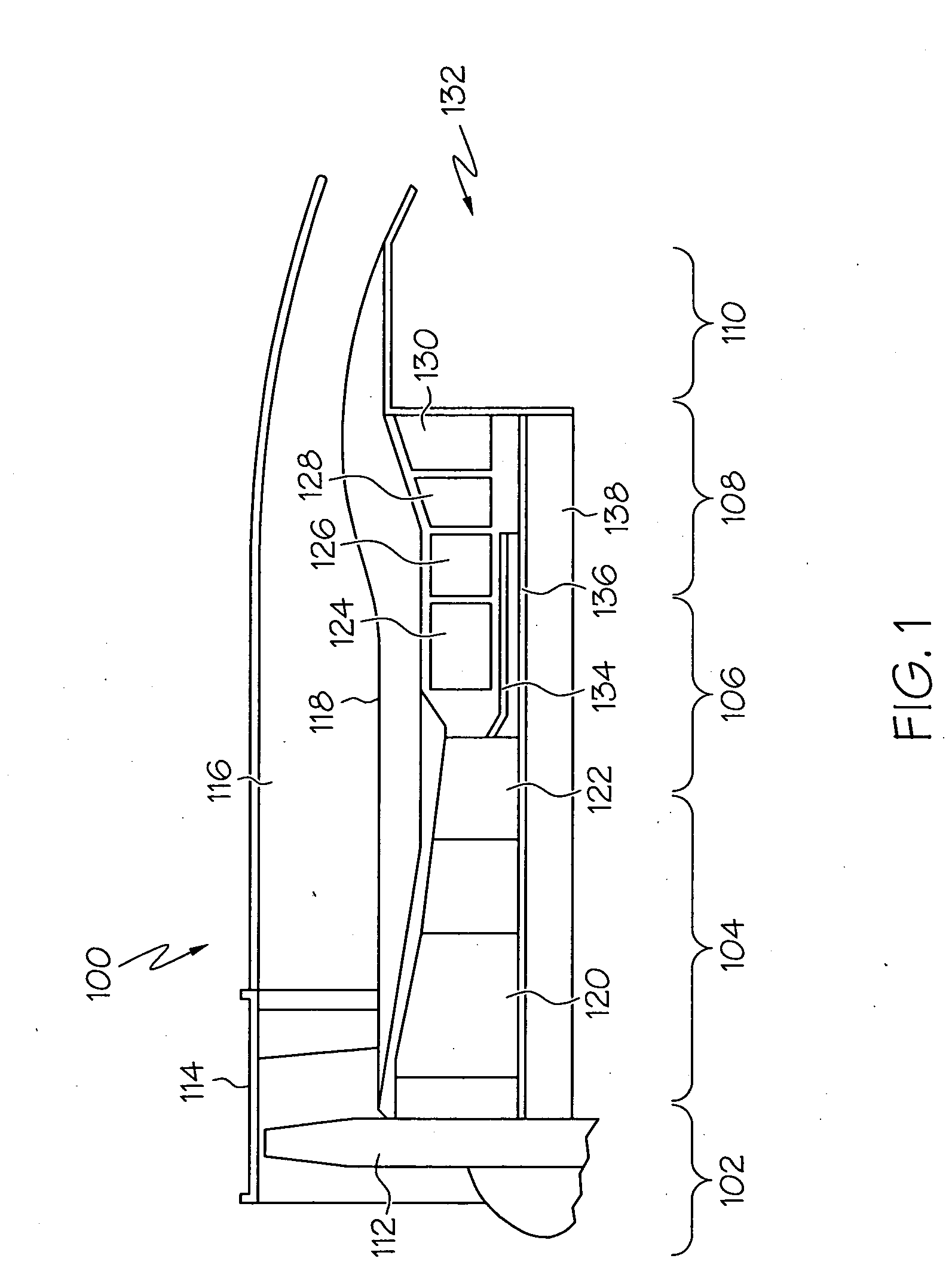 Segmented effusion cooled gas turbine engine combustor