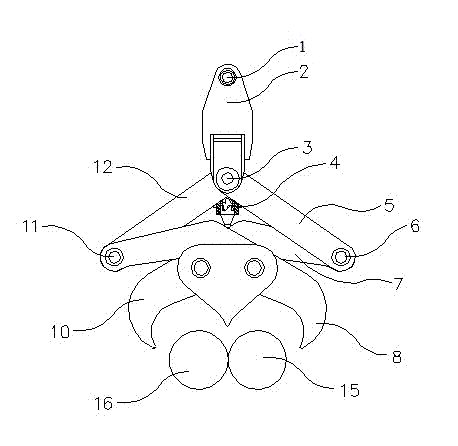 Double-round steel billet hanger