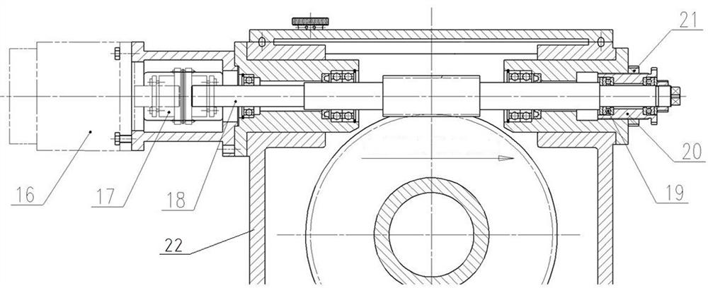 Clamping and rotating device for thin-wall workpiece