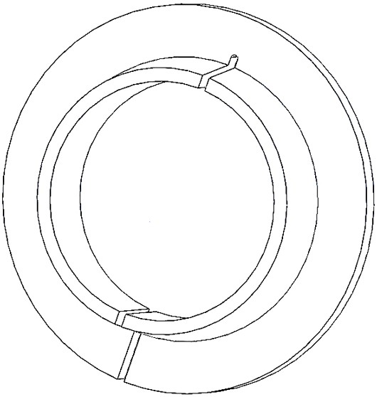 Clamping and rotating device for thin-wall workpiece