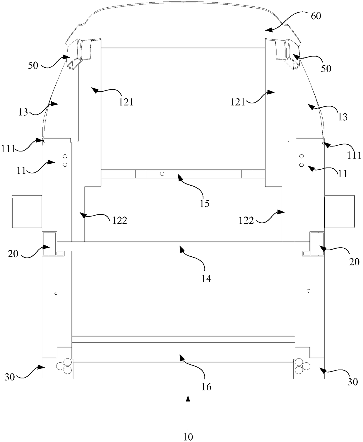 A b-pillar assembly and an automobile with the b-pillar assembly