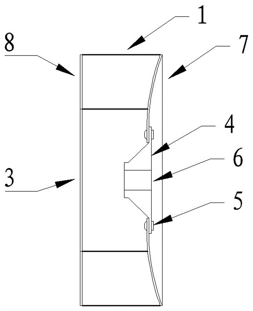 Dust-accumulation-proof fan propeller with reverse-droplet-shaped blades and disk-shaped back plate